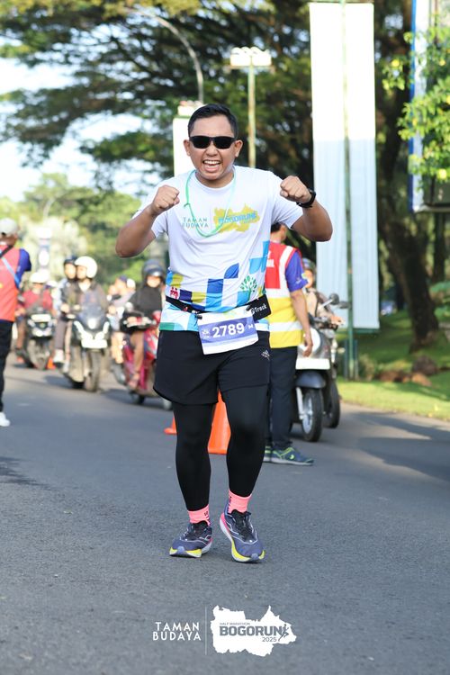Race photo from Taman Budaya x BOGORUN 2025