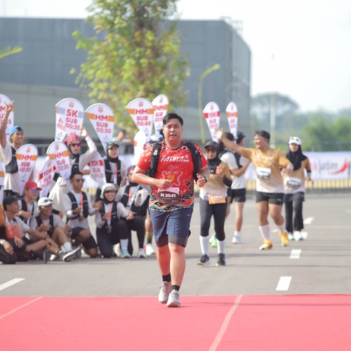 Race photo from KEDIRI HALF MARATHON 2026