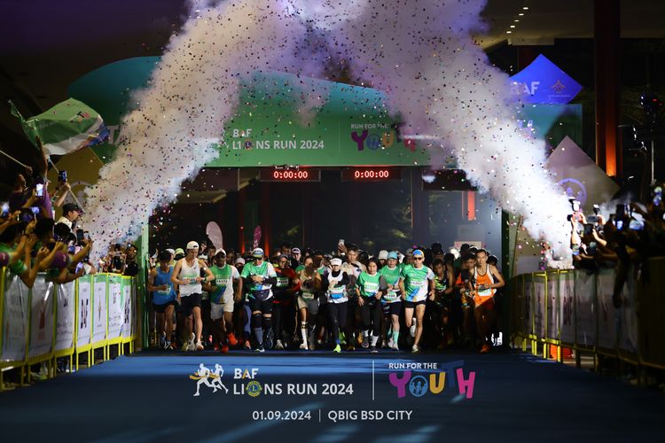 Race photo from BAF LIONS RUN 2024
