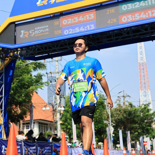 Race photo from SURABAYA ISOPLUS MARATHON 2026