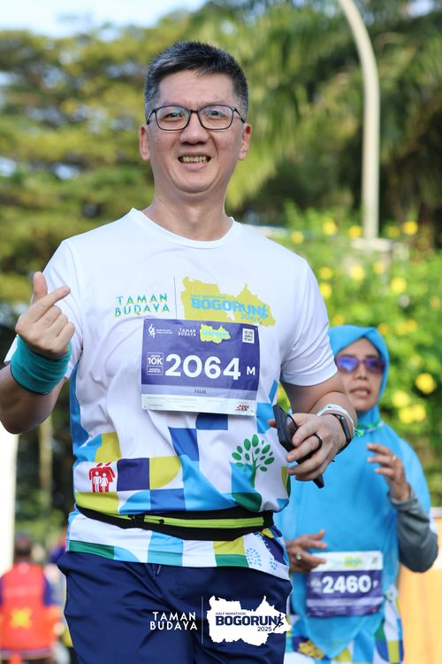 Race photo from Taman Budaya x BOGORUN 2025
