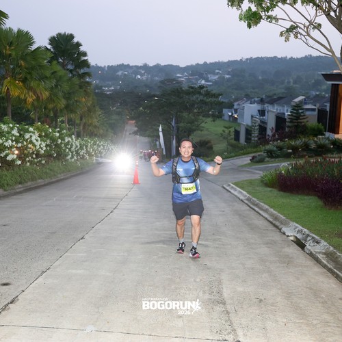Race photo from BOGORUN 2026