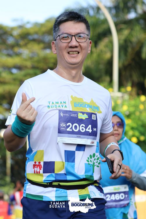 Race photo from Taman Budaya x BOGORUN 2025