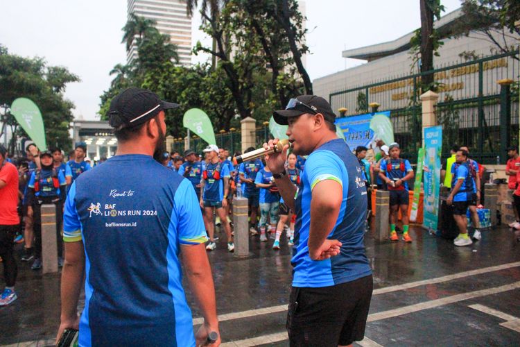 Race photo from Road to BAF Lions Run 2024