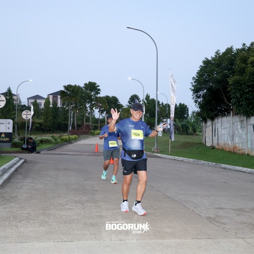 Race photo from BOGORUN 2026