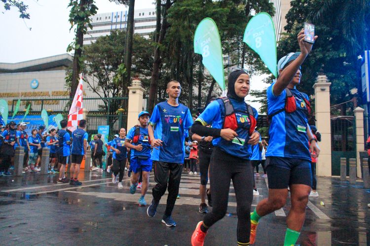 Race photo from Road to BAF Lions Run 2024