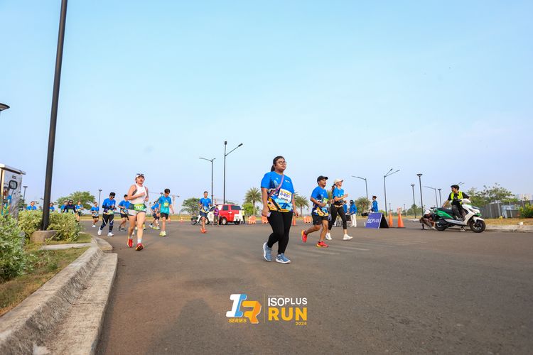 Race photo from ISOPlus Run 2024 Jakarta