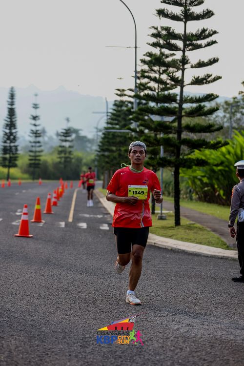 Race photo from CISANGKAN KBP CITY RUN 2025