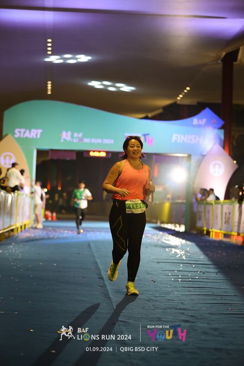 Race photo from BAF LIONS RUN 2024