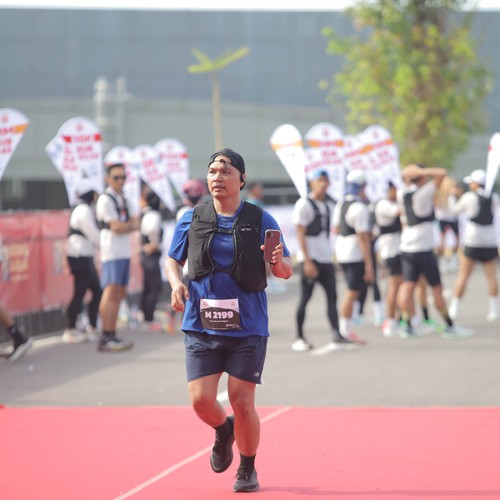 Race photo from KEDIRI HALF MARATHON 2026