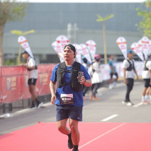 Race photo from KEDIRI HALF MARATHON 2026