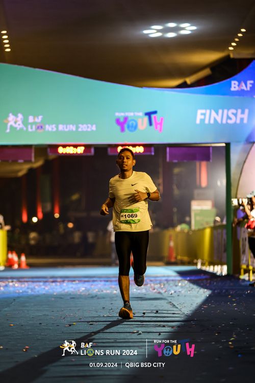 Race photo from BAF LIONS RUN 2024