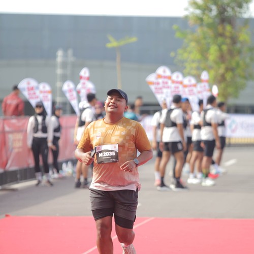 Race photo from KEDIRI HALF MARATHON 2026