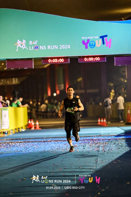 Race photo from BAF LIONS RUN 2024