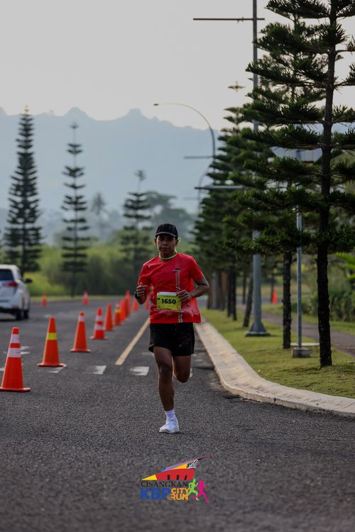 Race photo from CISANGKAN KBP CITY RUN 2025