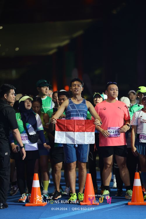 Race photo from BAF LIONS RUN 2024