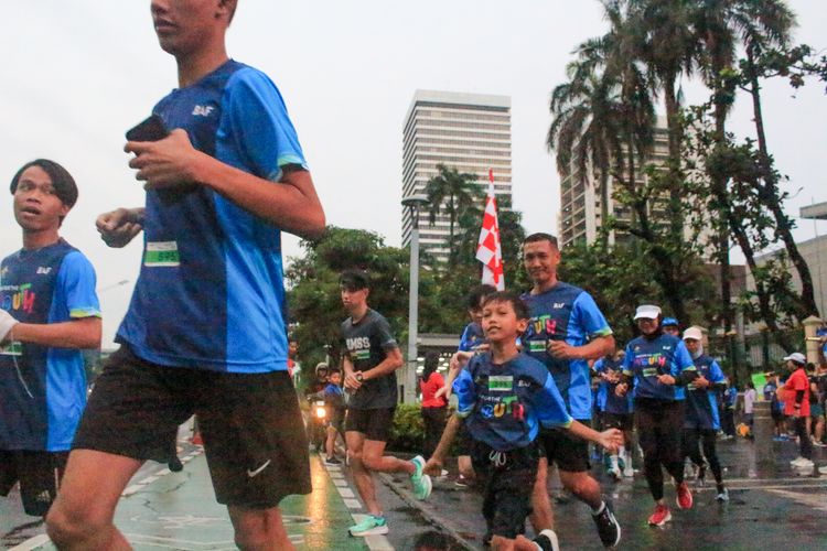 Race photo from Road to BAF Lions Run 2024
