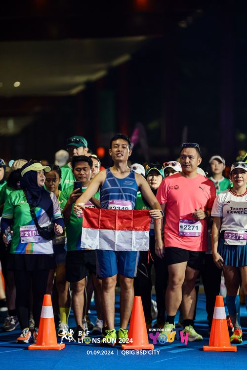 Race photo from BAF LIONS RUN 2024