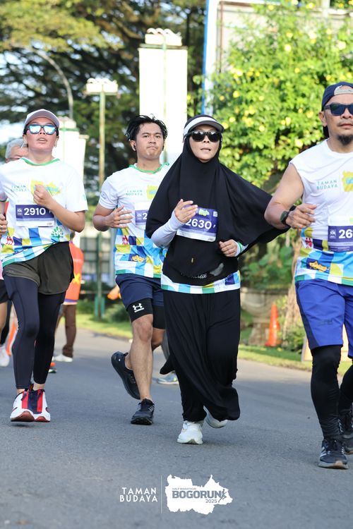 Race photo from Taman Budaya x BOGORUN 2025
