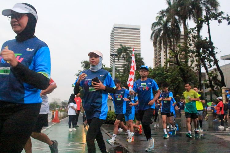 Race photo from Road to BAF Lions Run 2024