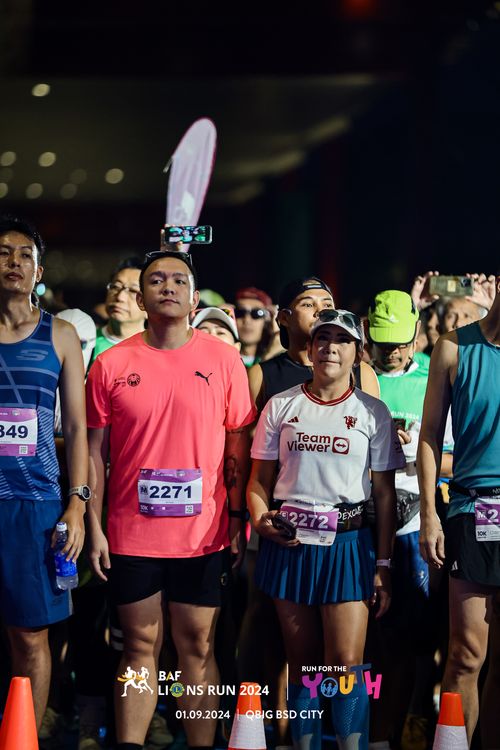 Race photo from BAF LIONS RUN 2024