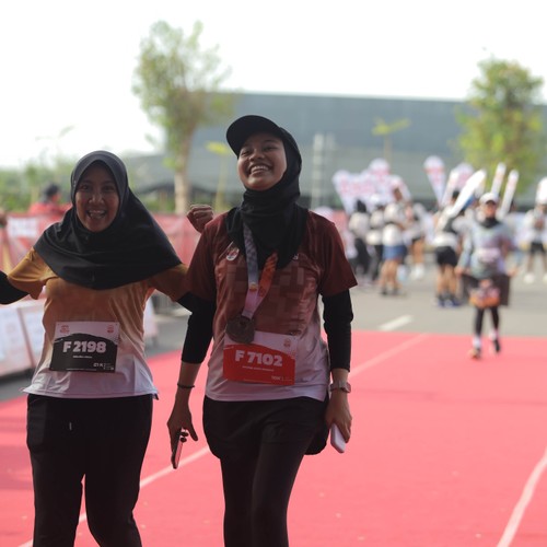 Race photo from KEDIRI HALF MARATHON 2026