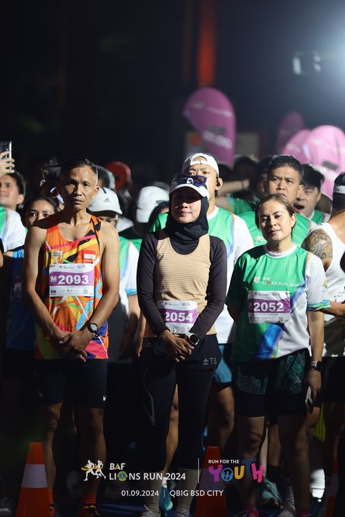 Race photo from BAF LIONS RUN 2024