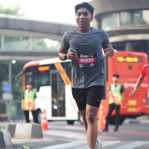 Race photo from SMARTFREN RUN 2026