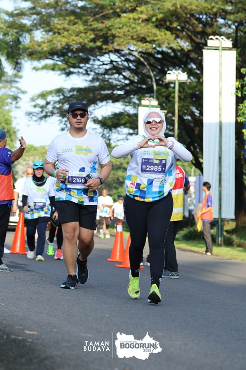Race photo from Taman Budaya x BOGORUN 2025