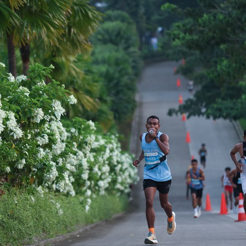 Race photo from BOGORUN 2026