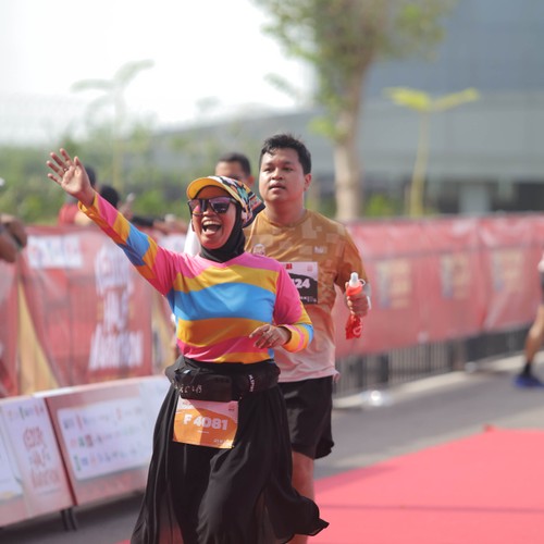 Race photo from KEDIRI HALF MARATHON 2026