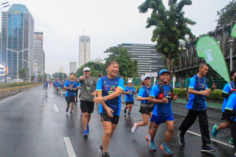 Race photo from Road to BAF Lions Run 2024