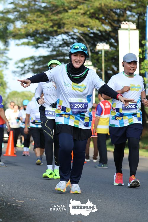 Race photo from Taman Budaya x BOGORUN 2025
