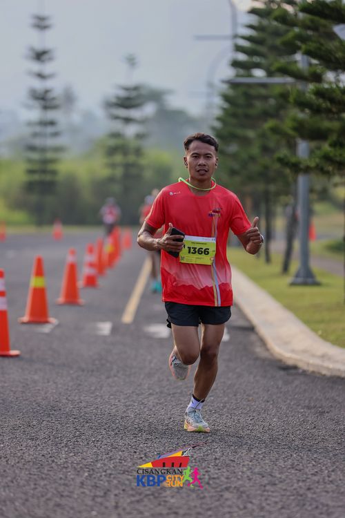 Race photo from CISANGKAN KBP CITY RUN 2025