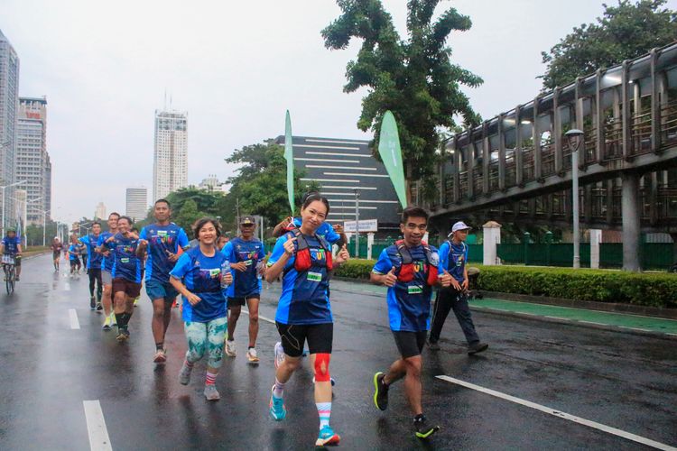 Race photo from Road to BAF Lions Run 2024