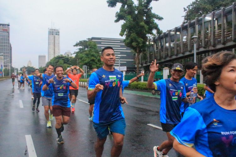 Race photo from Road to BAF Lions Run 2024