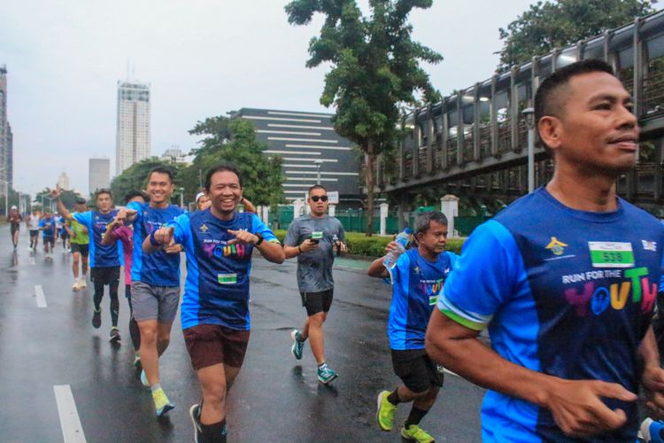 Race photo from Road to BAF Lions Run 2024