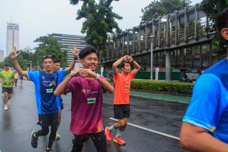 Race photo from Road to BAF Lions Run 2024