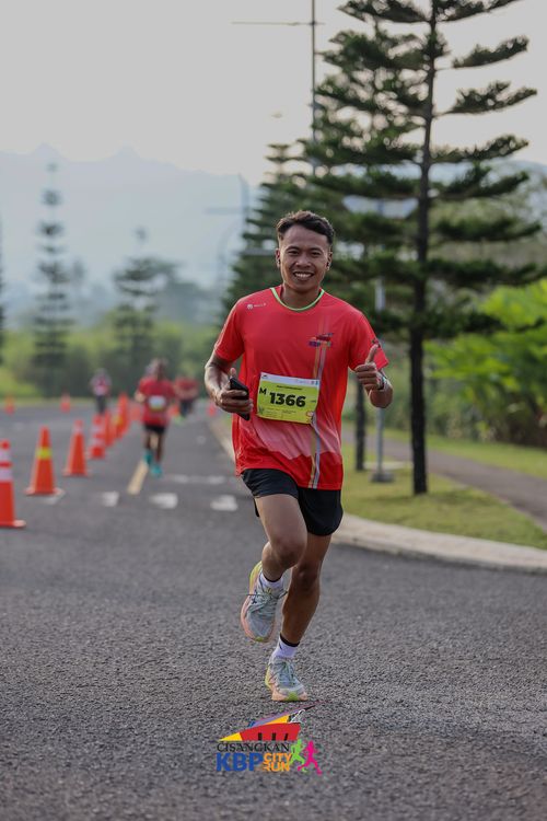 Race photo from CISANGKAN KBP CITY RUN 2025
