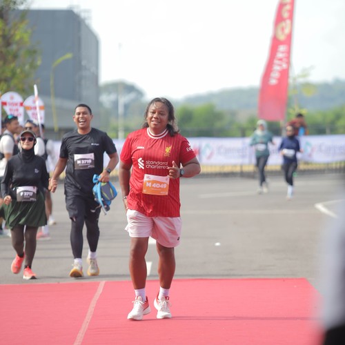 Race photo from KEDIRI HALF MARATHON 2026