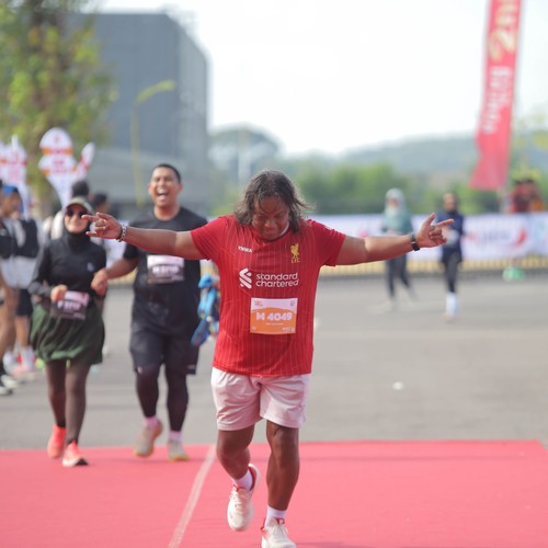 Race photo from KEDIRI HALF MARATHON 2026