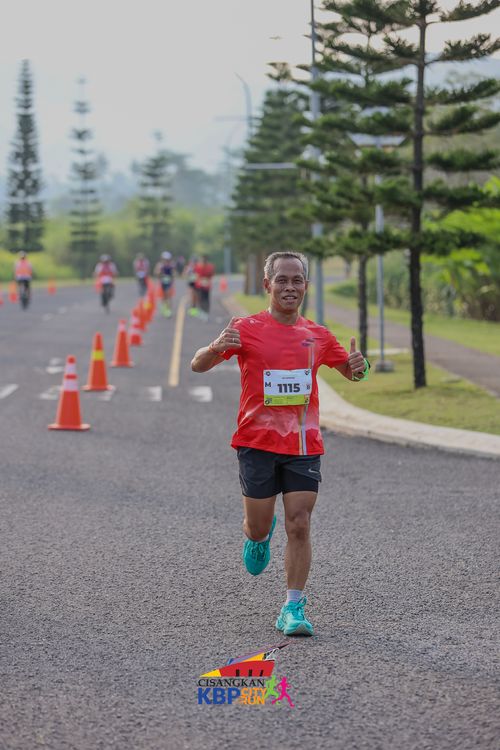 Race photo from CISANGKAN KBP CITY RUN 2025