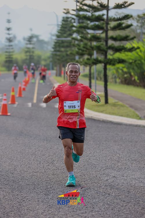 Race photo from CISANGKAN KBP CITY RUN 2025