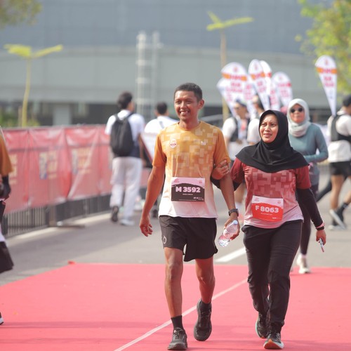 Race photo from KEDIRI HALF MARATHON 2026