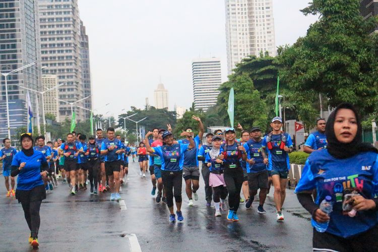 Race photo from Road to BAF Lions Run 2024