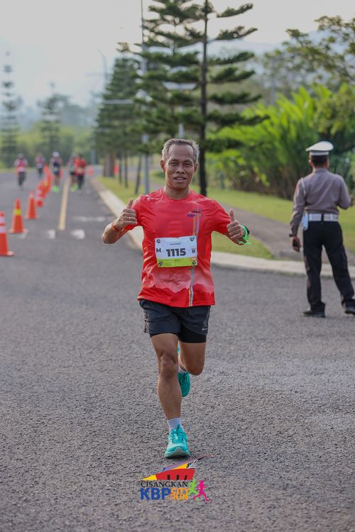 Race photo from CISANGKAN KBP CITY RUN 2025