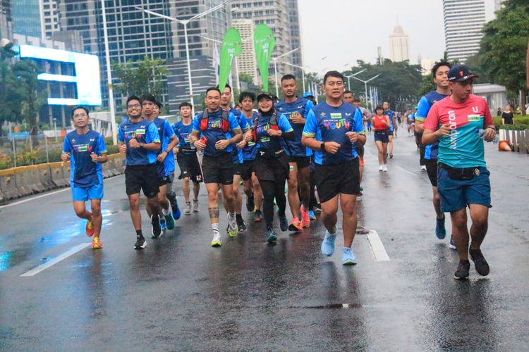 Race photo from Road to BAF Lions Run 2024