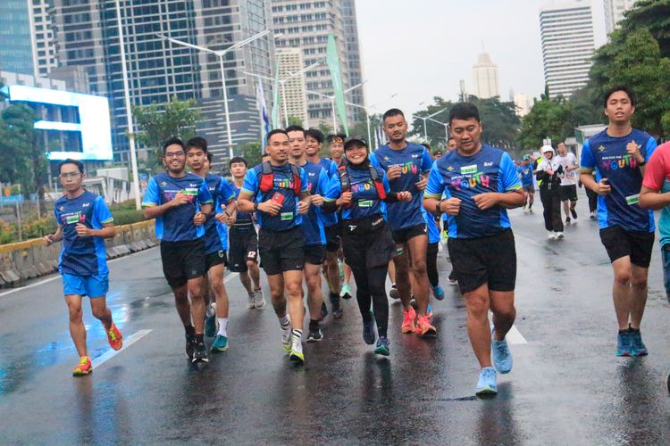 Race photo from Road to BAF Lions Run 2024