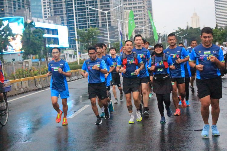 Race photo from Road to BAF Lions Run 2024