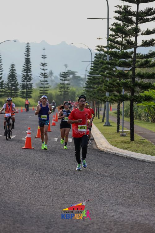 Race photo from CISANGKAN KBP CITY RUN 2025